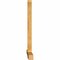 Ekena Millwork Eugene Rough Sawn Timber Gable Bracket, Western Red Cedar, 108"W x 54"H x 4"D x 4"F, 12/12 Pitch GBW108X54X0404EUG00RWR - alternate 3